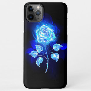 Funda Para iPhone 11Pro Max Rosa azul en llamas