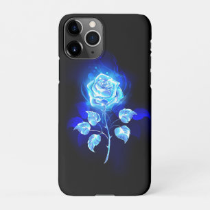 Funda Para iPhone 11Pro Rosa azul en llamas