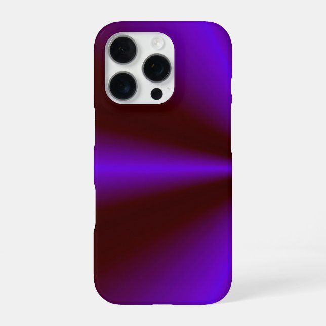 Funda Para iPhone Rosa Carmesí Púrpura Arcoíris (Reverso)