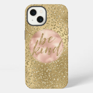 Rosa de Besos de Estampado de Leopardo con Brillo