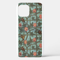 Rosa de escalada y pequeño pájaro, William Morris