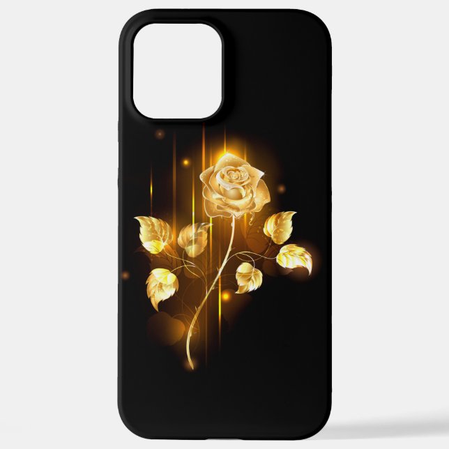 Funda Para iPhone Rosa de oro (rosa de oro) (Reverso )