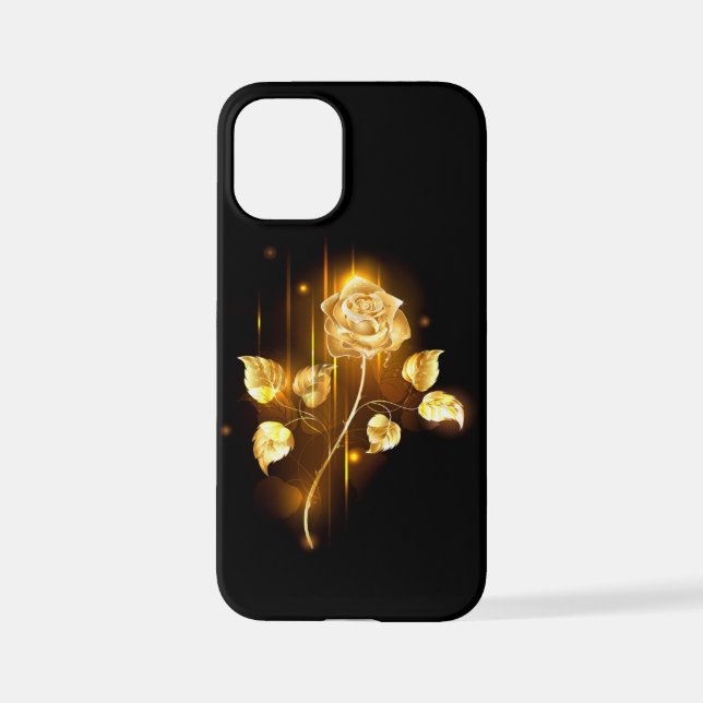 Funda Para iPhone Rosa de oro (rosa de oro) (Reverso )