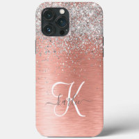 Rosa Gold Bonito Girly Silver Purpurina Sparkly