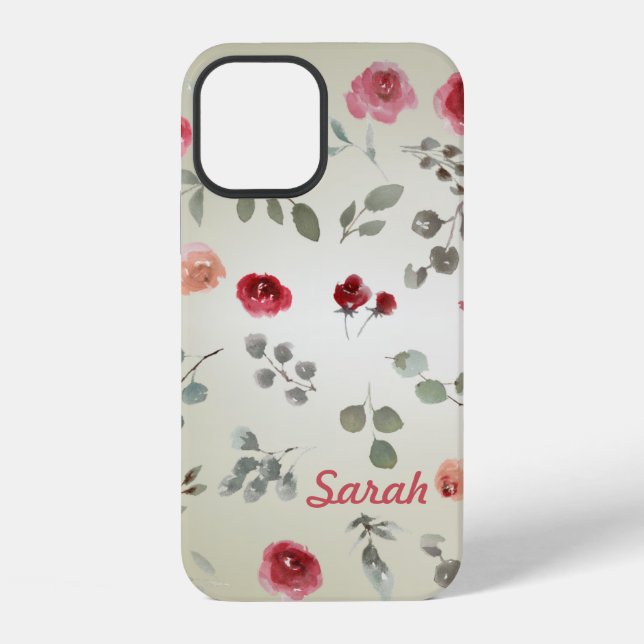 Funda Para iPhone Rosa moderna genial (Reverso )