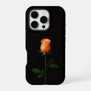 Funda Para iPhone 16 Pro Rosa naranja atardecer Black 4 Luxe iPhone 16 Pro