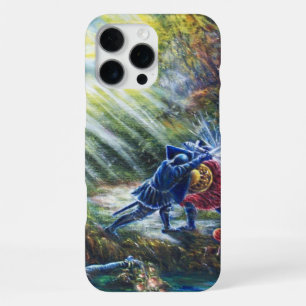 Funda Para iPhone 16 Pro Max ROSA OLVIDADA Caballeros luchadores, Dinero y Diab