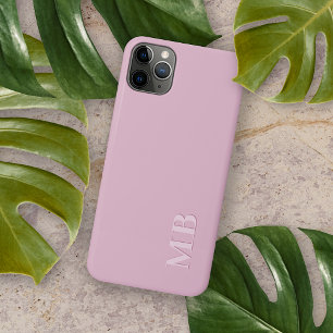 Funda Para iPhone 16 Pro Max Rosa Polvo Rosa Beige Negrita Personalizada
