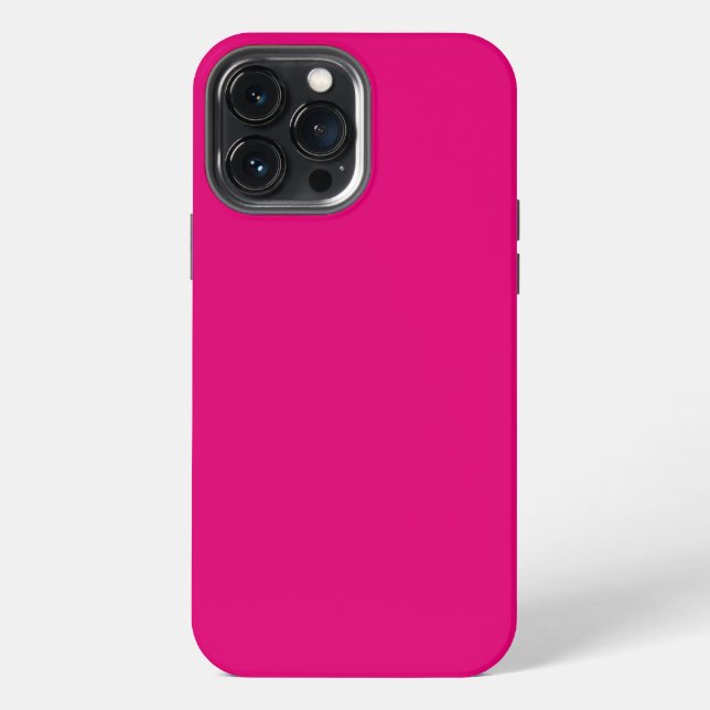 Funda Para iPhone Rosa profundo sólido (Reverso )