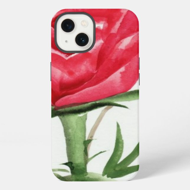 Funda Para iPhone Rosa Roja (Reverso )