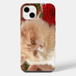 Funda Para iPhone 14 Plus Rosa y gato iphone 14 más fundas