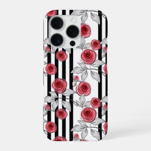 Funda Para iPhone 16 Pro Rosas acuarela