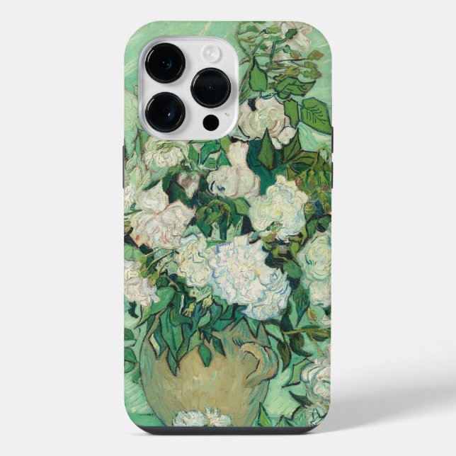 Funda Para iPhone Rosas de Vincent Van Gogh  (Reverso )