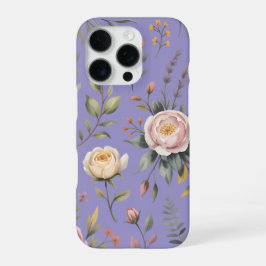 Funda Para iPhone 16 Pro Rosas del Jardín Rosado