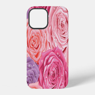 Funda Para iPhone 12 Rosas Galore: Hermoso Patrón Sin Marea.