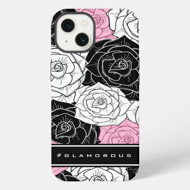 Funda Para iPhone Rosas modernas (Reverso )