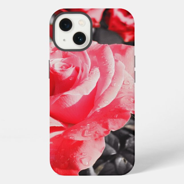 Funda Para iPhone Rosas Rojas Románticas (Reverso )