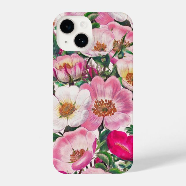 Funda Para iPhone Rosas silvestres (Reverso )