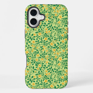 Funda Para iPhone 16 Plus Rosas silvestres en amarillo y verde
