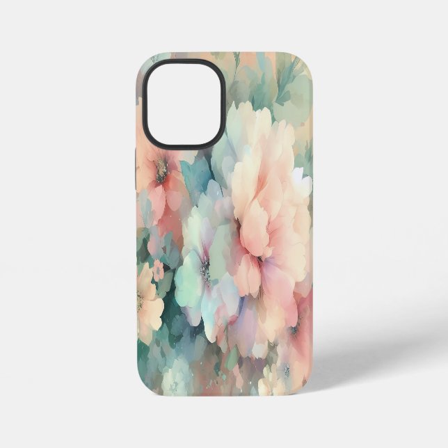 Funda Para iPhone Rosas Vintages Pastel (Reverso )