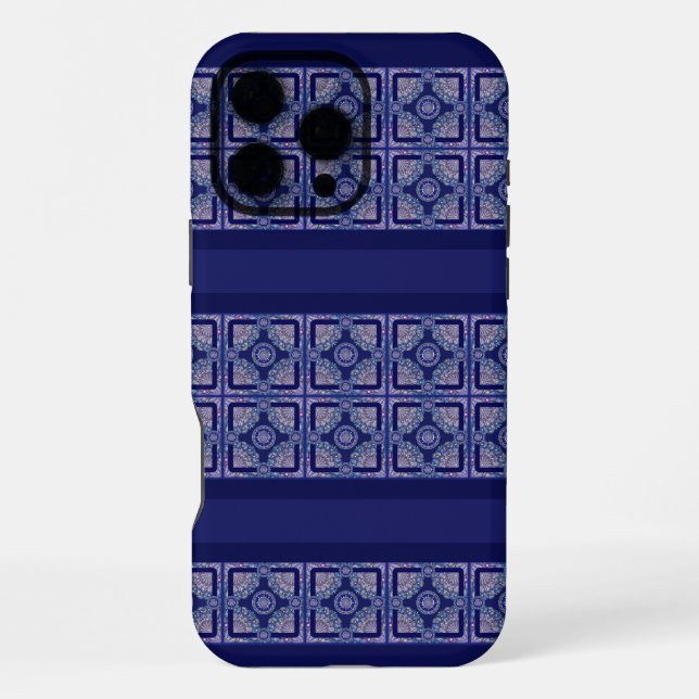 Funda Para iPhone Rosetón Azul (Reverso )
