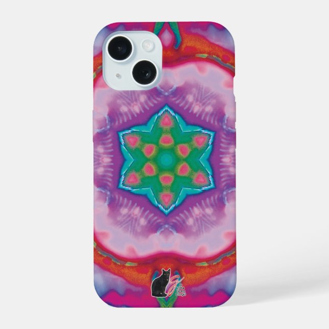 Funda para iPhone Rosette Kaleidoscope (Reverso )