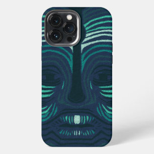 Funda Para iPhone 13 Pro Max Rostro con Marcas Tribales