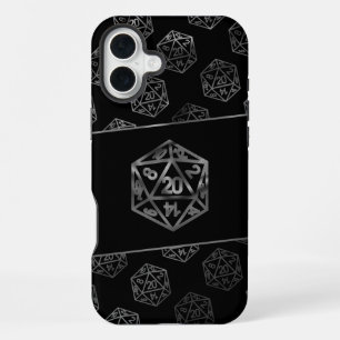 Funda Para iPhone 16 Plus RPG Dados Juego de Mesa Retro de Fantasía Antigu