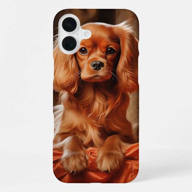 Funda Para iPhone Ruby Cavalier King Charles Spaniel (Reverso )