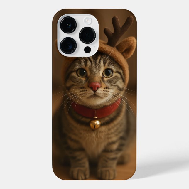 Funda Para iPhone Rudolph the Cat iPhone 14 Pro Max Case (Reverso)