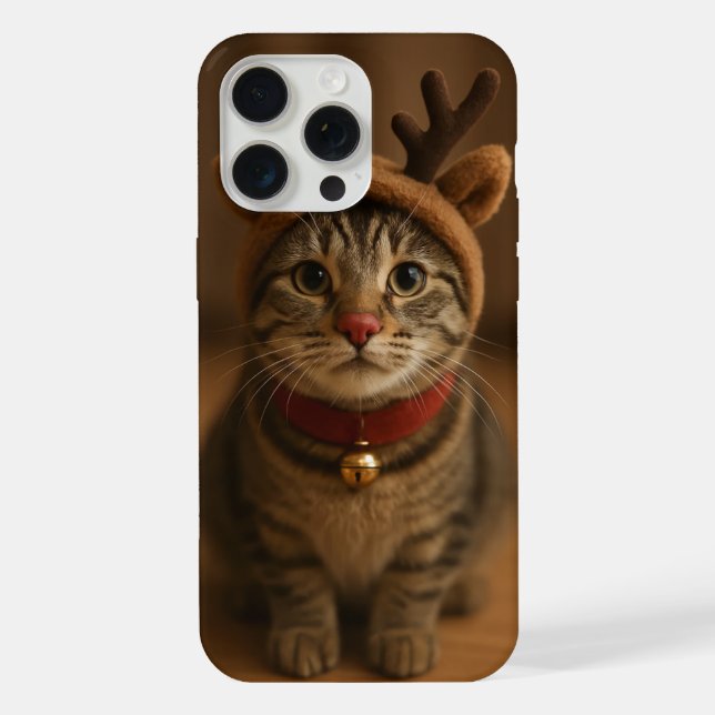 Funda Para iPhone Rudolph the Cat iPhone 15 Pro Max Case (Reverso )