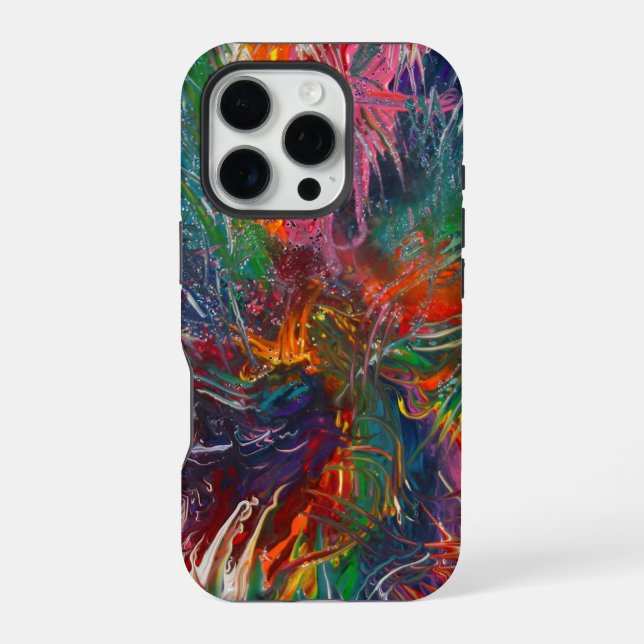 Funda Para iPhone Rueda de colores espectrales (Reverso )