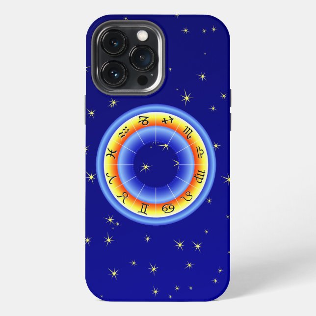 Funda Para iPhone Rueda Zodiac (Reverso )