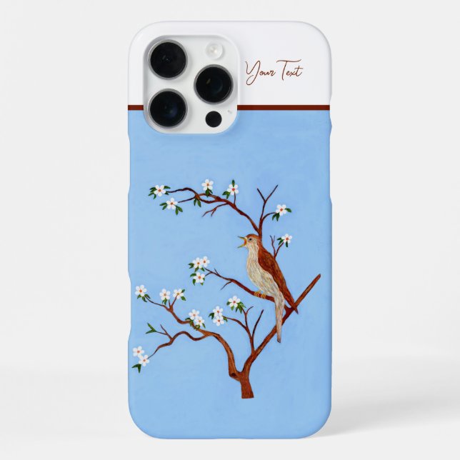 Funda Para iPhone Ruiseñor (Reverso )