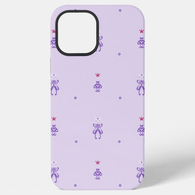 Funda Para iPhone Runas de Hada de Lavanda (Reverso )