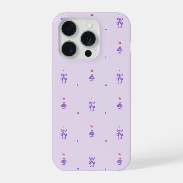 Funda Para iPhone Runas de Hada de Lavanda (Reverso )