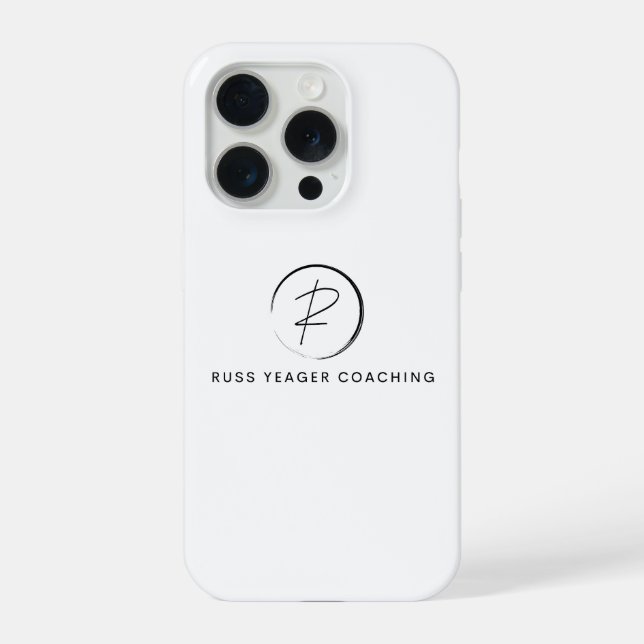 Funda Para iPhone Russ Yeager Coaching Signature Logo (Reverso )