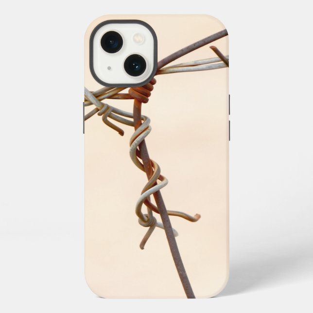 Funda Para iPhone Rusty Barbed Wire Knot (Reverso )