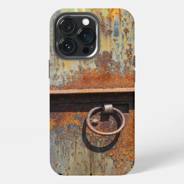 Funda Para iPhone Rusty Door Custom Name (Reverso )