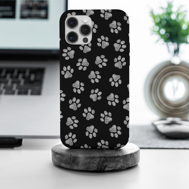 Funda Para iPhone Rutas de perro, garras de perro, garras blancas (Subido por el creador)