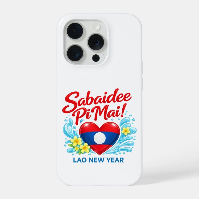 Funda Para iPhone Sabaidee Pi Mai – Feliz Año Nuevo Lao (Reverso )