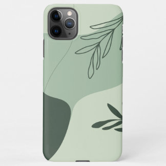 Funda Para iPhone 11Pro Max Sage Green Art Line