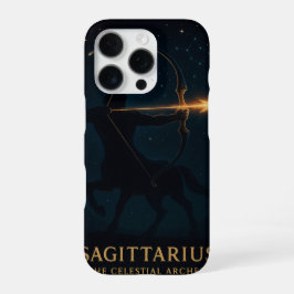 Funda Para iPhone 16 Pro Sagittarius Zodiac Art – Celestial Archer