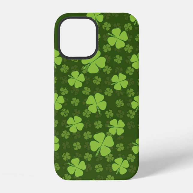 FUNDA PARA iPhone SAINT PATRICKS 4 LEAF CLOVER (Reverso )