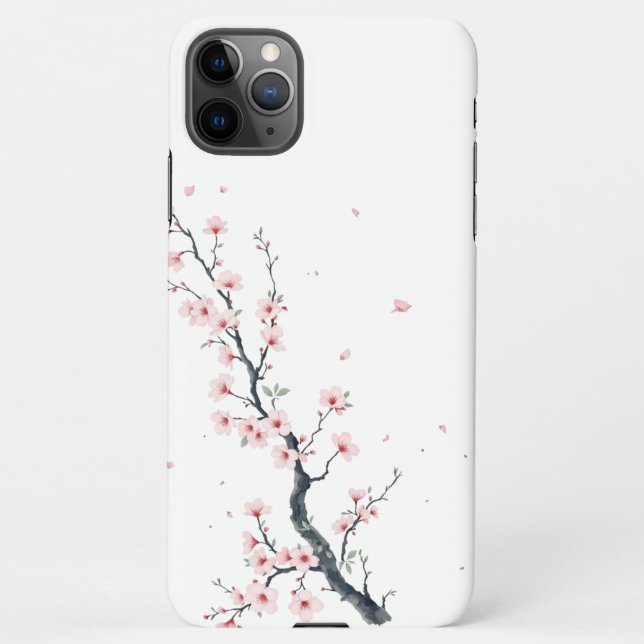 Funda Para iPhone Sakura Cherry Blossom Branch Phone Case (Reverso)