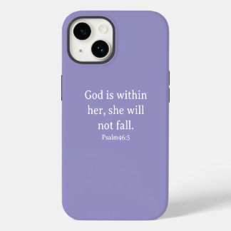 Funda Para iPhone 14 Salmo 46:5 - Estuche para teléfono