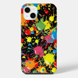 Funda Para iPhone 14 Plus Salpicaduras de pintura en arcoíris PD