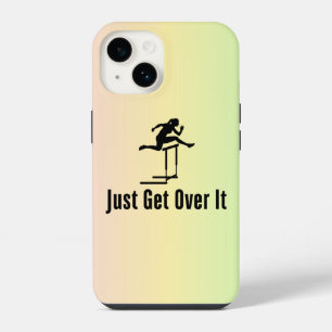 Funda Para iPhone 14 Saltando obstáculos Mujer atleta de vallas Mujer M