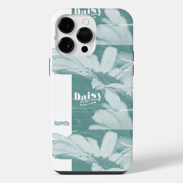 Funda Para iPhone Saluda a Earth Daisy  (Reverso )