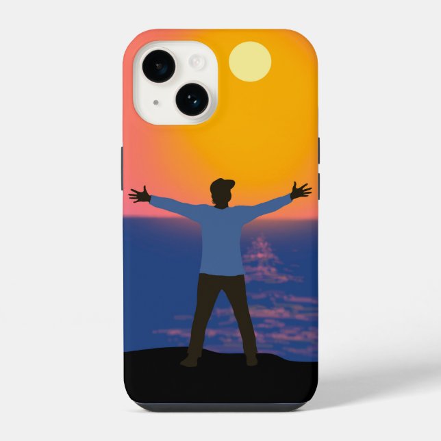 Funda Para iPhone Saludo al Sol   (Reverso )